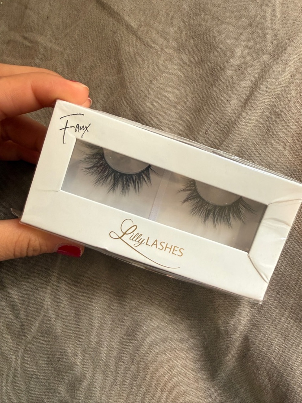 7 sets of Lilly Lashes Faux Dramatic Mink Style Lashes in Black